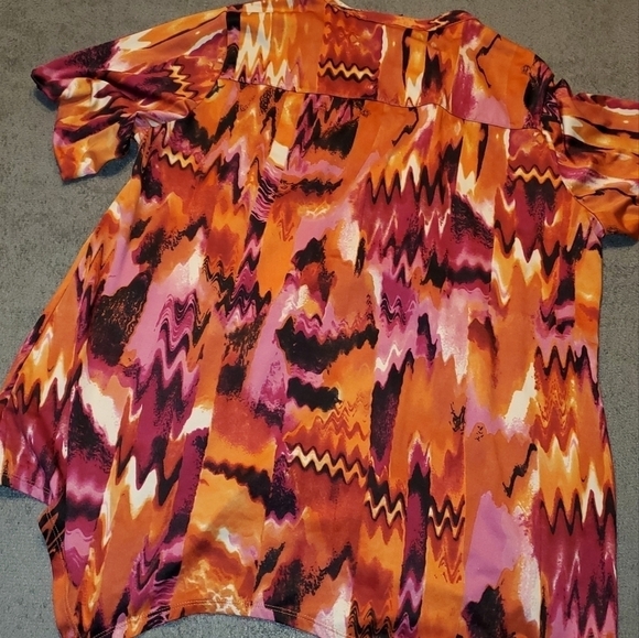 Bright colorful top 3X - Picture 5 of 6